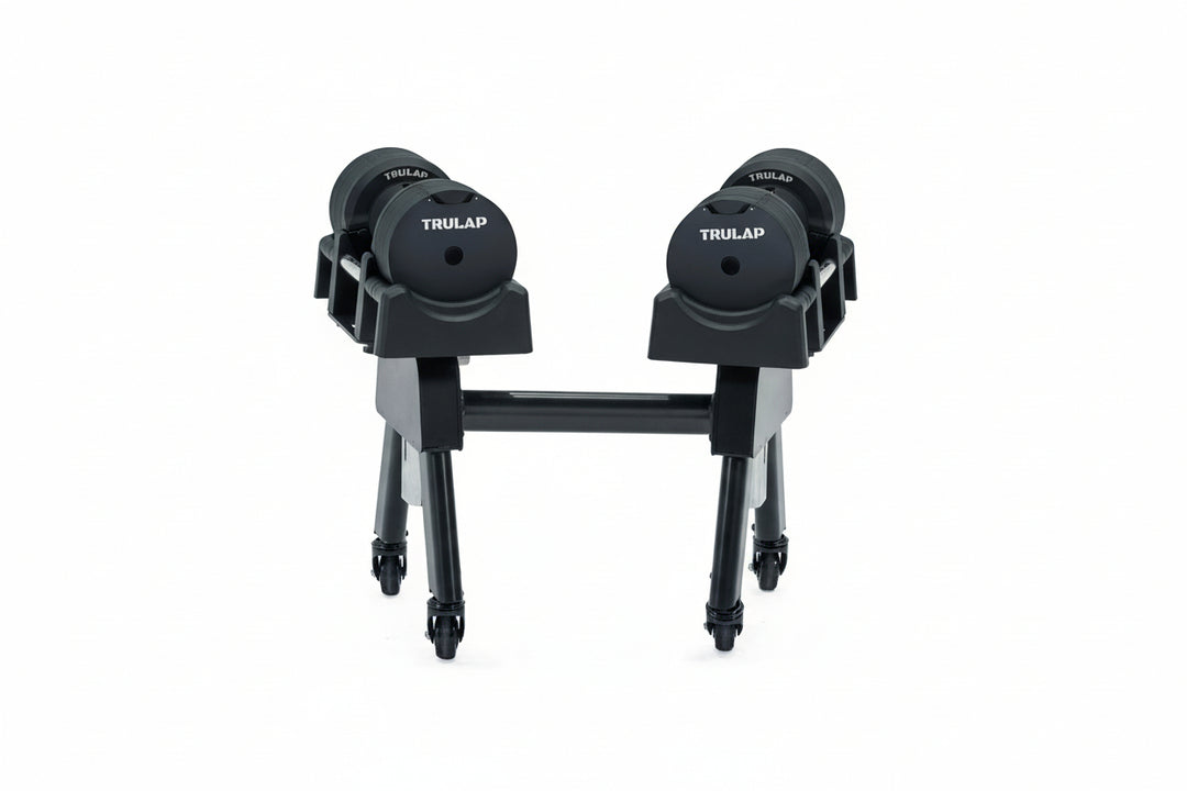 Trulap G4 BlackOps Dumbbells + G3 Rack