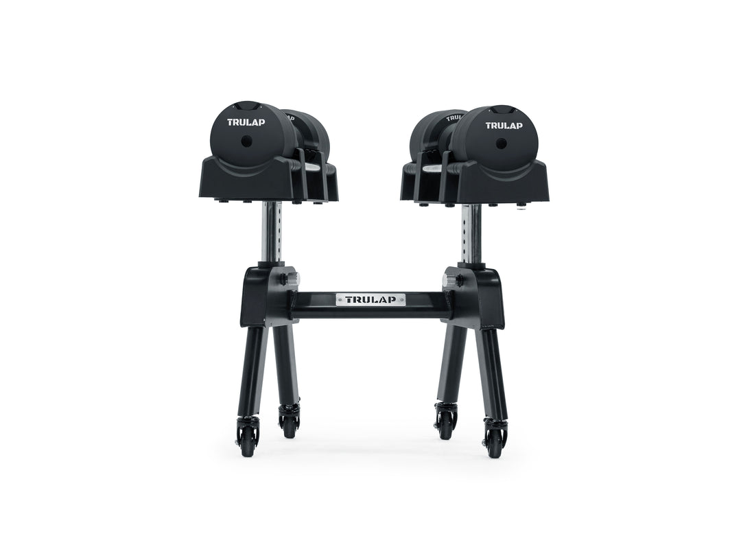 Trulap G4 BlackOps Dumbbells + G3 Rack 