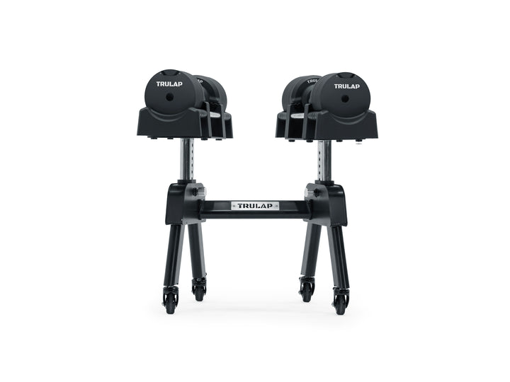 Trulap G4 BlackOps Dumbbells + G3 Rack 