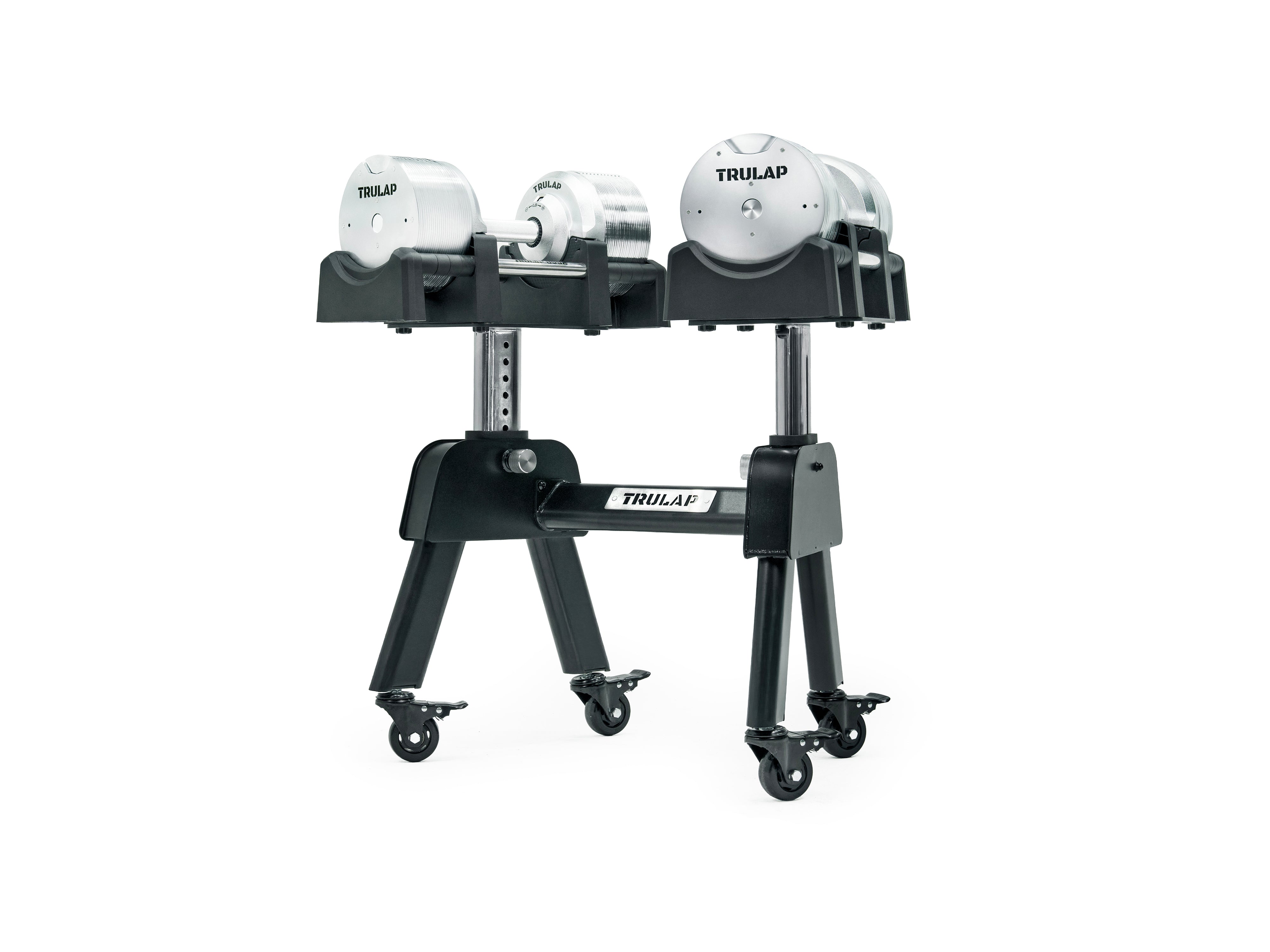 Trulap G4 BlackOps Dumbbells + G3 Rack